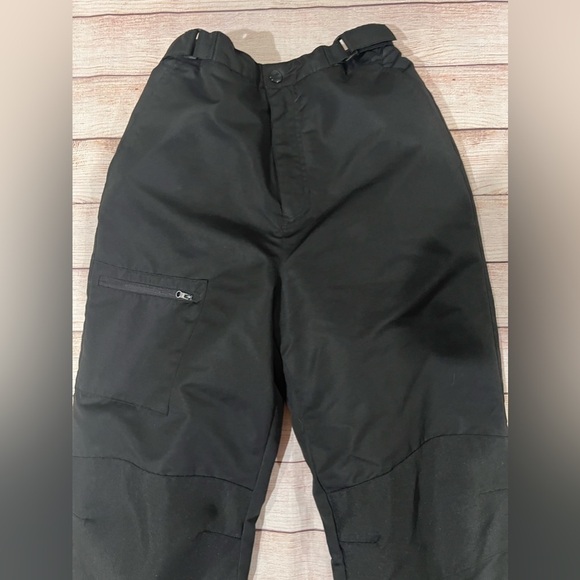 Swiss Tech Snow Pants Black Youth XXL Adjustable Waist Padded Lined Insulated - Picture 2 of 5